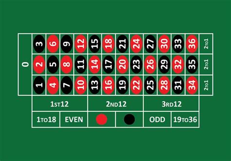 roulette table template.